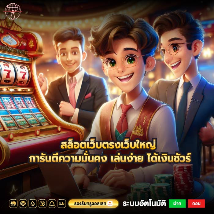 สล็อตเว็บตรงเว็บใหญ่ การันตีความมั่นคง เล่นง่าย ได้เงินชัวร์